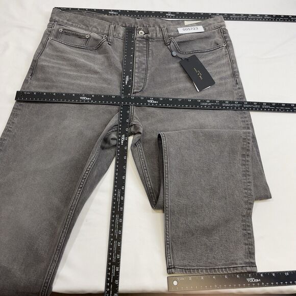 rag & bone Fit 2 Slim Greyson Denim Jeans Men's 40x32 Gray American Grunge NWT - Picture 12 of 14